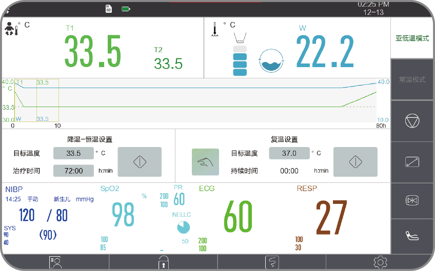 亚低温模式 温度精准调控